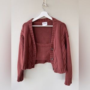 Callahan Knit Sweater & Bralette